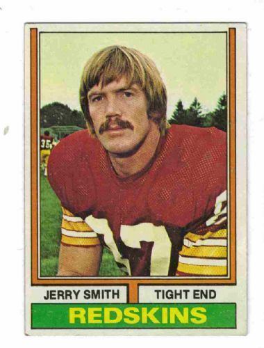 Jerry Smith (American football) WASHINGTON REDSKINS Jerry Smith 6 TOPPS 1974 American