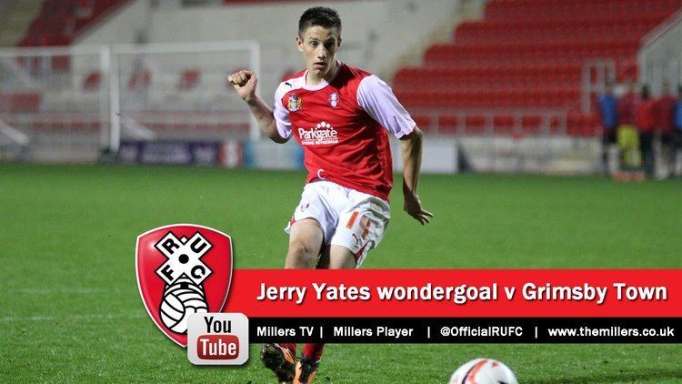 Jerry Yates Rotherham United forward Jerry Yates scores a wondergoal against