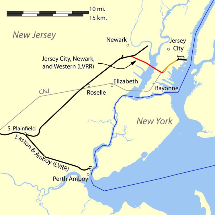 Jersey City, Newark and Western Railway