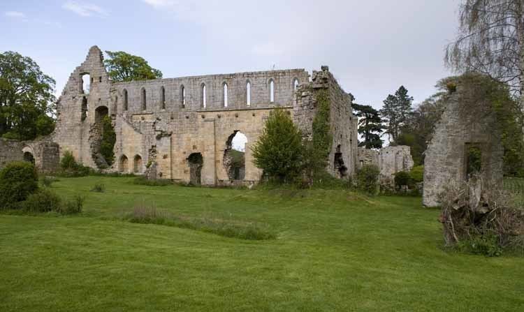 Jervaulx Abbey Archaeology Cistercian Abbey at Jervaulx Yorkshire UK