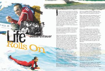 Jesse Billauer Rolls On Surfer Jesse Billauer