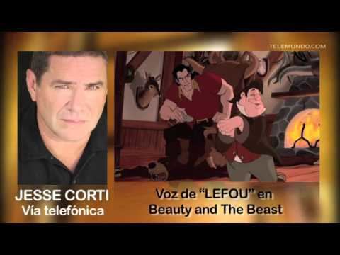 Jesse Corti Jesse Corti Lefou habla del doblaje de La Bella y la Bestia YouTube