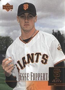Jesse Foppert Jesse Foppert Baseball Rookie Card at Amazons Sports Collectibles Store