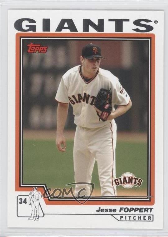 Jesse Foppert 2004 Topps 387 Jesse Foppert San Francisco Giants Baseball Card eBay