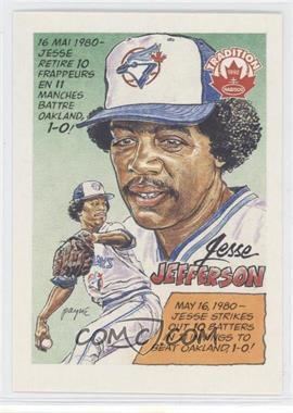 Jesse Jefferson 1992 Nabisco Toronto Blue Jays Tradition Base 32 Jesse