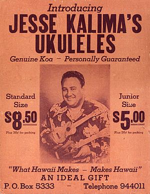 Jesse Kalima Gods of Uke Jesse Kalima Includes Video Ukulele