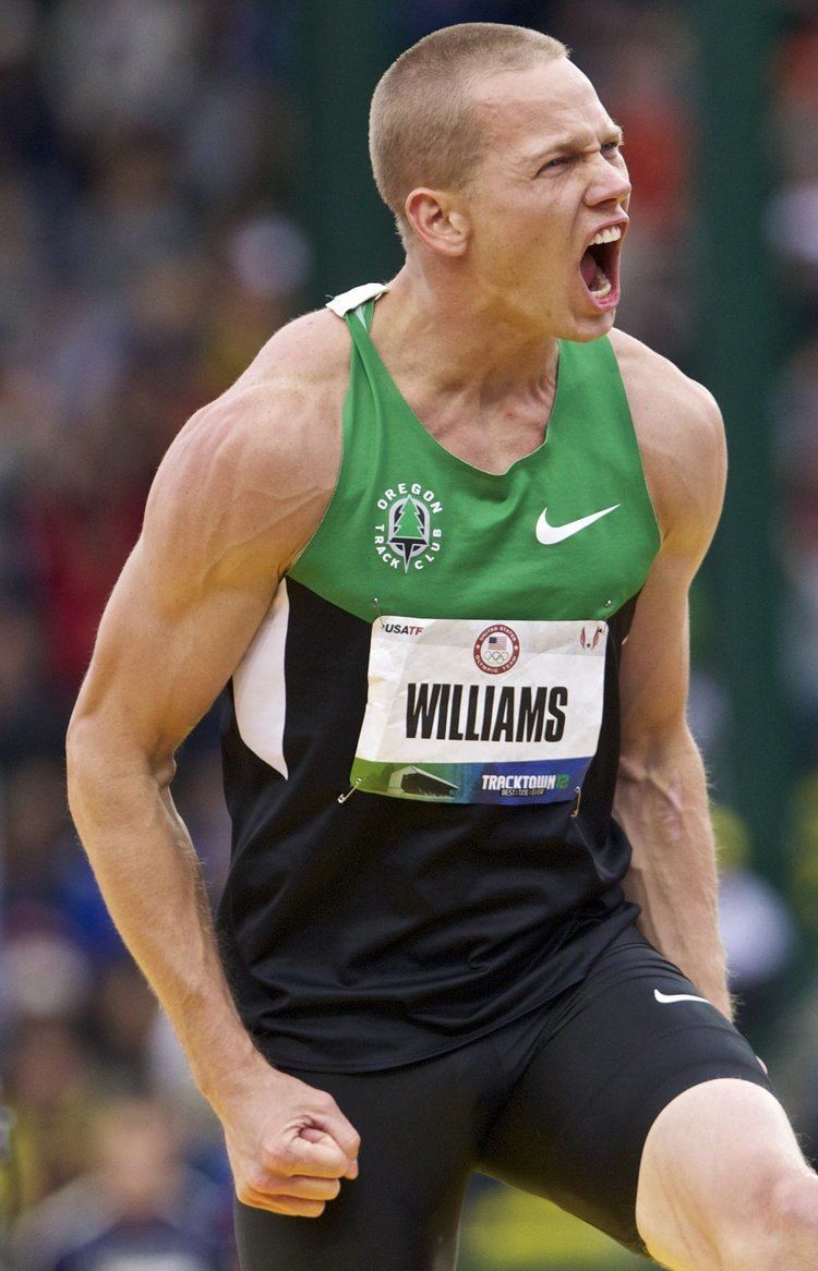Jesse Williams (high jumper) US Olympic trials High jumper Jesse Williams struggles
