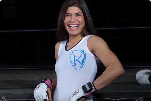 Jessica Aguilar Jessica Aguilar Punching Faces Snapping Arms and Smiling