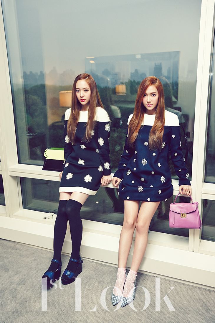 Jessica & Krystal Jessica amp Krystal in 1st Look Magazine