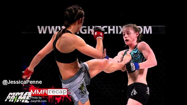 Jessica Penne Invicta WMMA Jessica Penne vs Lisa Ward Post Fight Bloody TKO YouTube