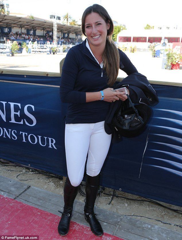 Jessica Springsteen Jessica Springsteen shows off her equestrian skills in