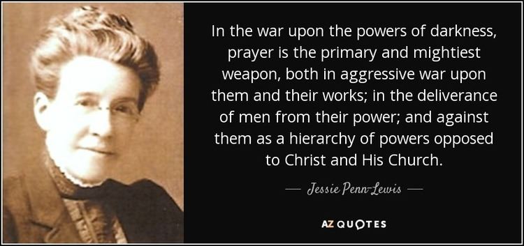 Jessie Penn-Lewis QUOTES BY JESSIE PENNLEWIS AZ Quotes