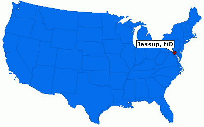 Jessup, Maryland pixepodunkcomlocatorMapsmdMD2638gif