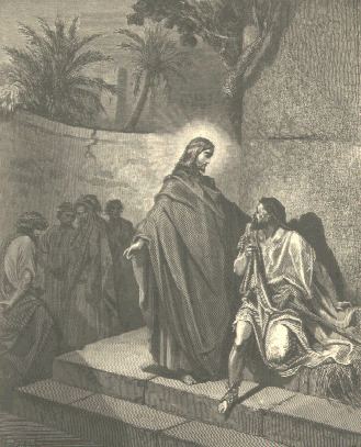 Jesus exorcising a mute