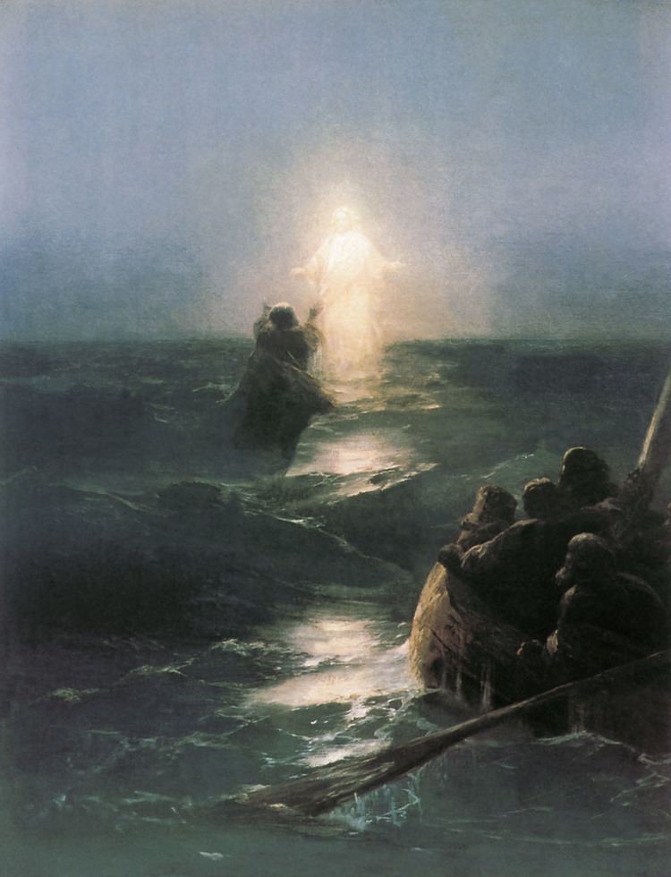 Jesus walking on water httpsuploadwikimediaorgwikipediacommons55