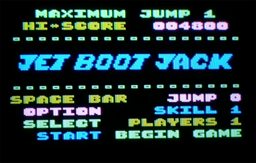 Jet-Boot Jack HSC10 Round 1 Jet Boot Jack 8bit High Score Club AtariAge Forums
