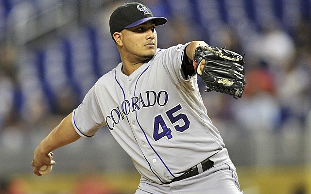 Jhoulys Chacín Rockies shut down Jhoulys Chacin with shoulder inflammation