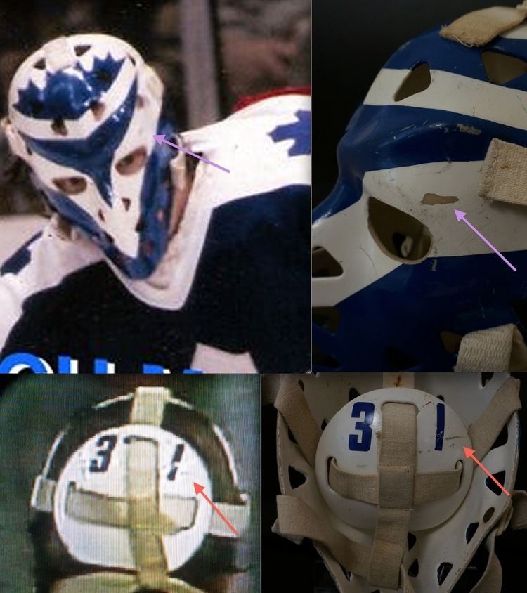 Jiří Crha Jiri Crha Game Used Mask Toronto Maple Leafs