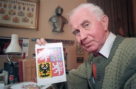 Jiří Louda Zemel autor sttnho znaku esk republiky Ji Louda bylo mu 94