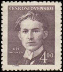 Jiří Wolker Stamp Ji Wolker Czechoslovakia Cultural and Political