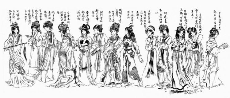 Jia Baoyu Twelve Dames and Jia Baoyu by griffiel on DeviantArt