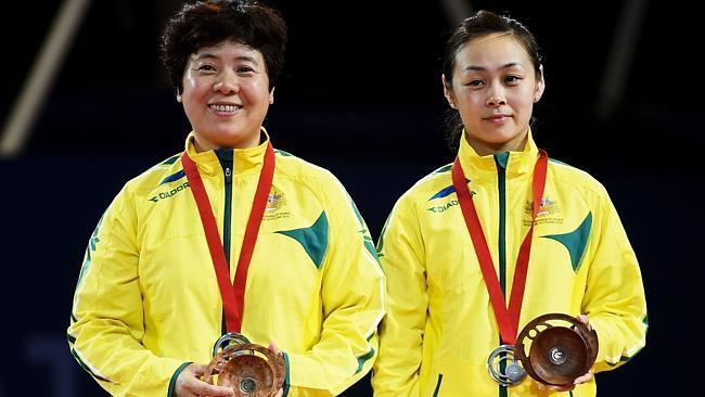 Jian Fang Lay Miao Miao and Jian Fang Lay combine for silver in women39s