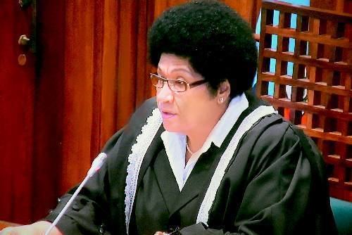 Jiko Luveni Dr Luveni elected Speaker Fiji Times Online