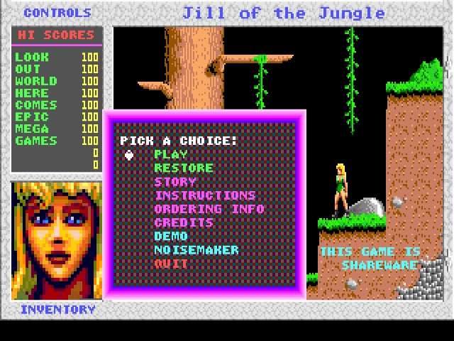 Jill of the Jungle Download Jill of the Jungle DOS Games Archive