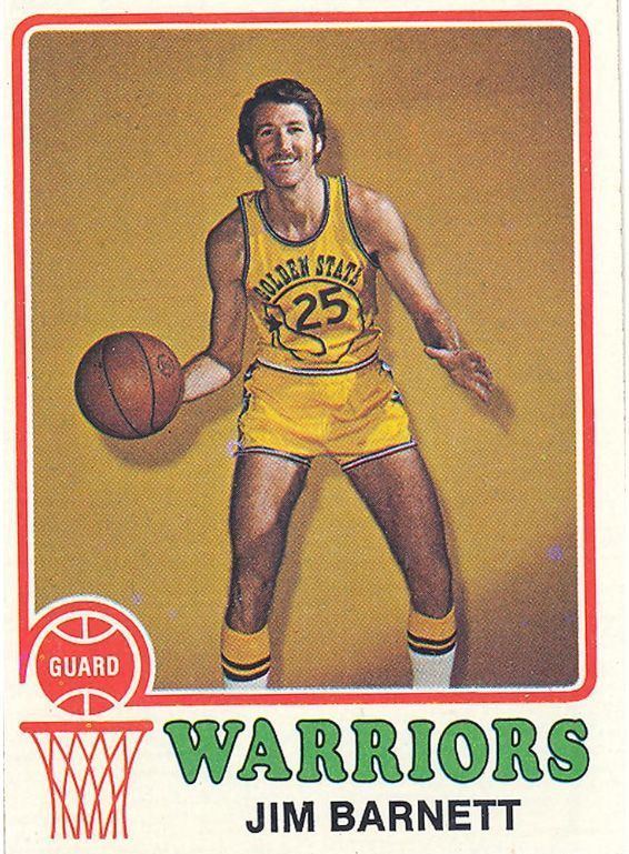 Jim Barnett (basketball) This Jim Barnett basketball card is number 108 in a series