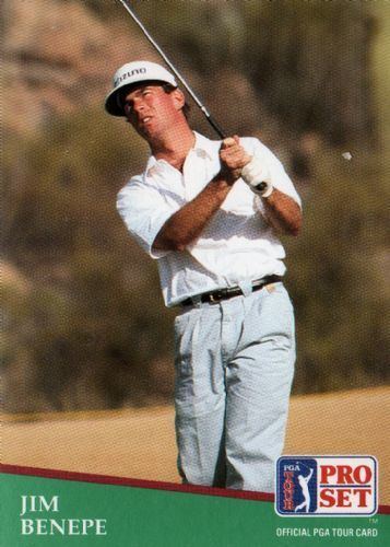 Jim Benepe JIM BENEPE 12 Proset 1991 PGA Tour Golf Trading Card