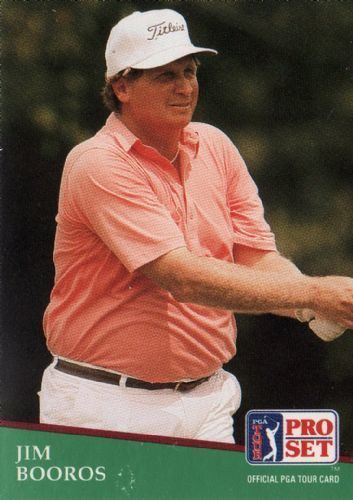 Jim Booros JIM BOOROS 185 Proset 1991 PGA Tour Golf Trading Card