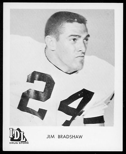 Jim Bradshaw wwwfootballcardgallerycom1963IDLSteelers2Ji