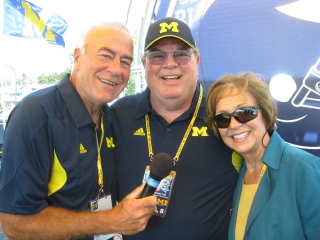 Jim Brandstatter Michigan Football FanFest Tailgate Show 91011 Lucy Ann