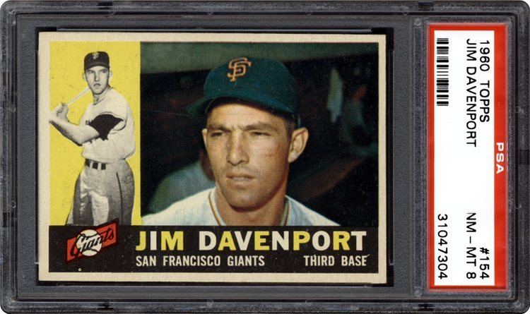 Jim Davenport 1960 Topps Jim Davenport PSA CardFacts