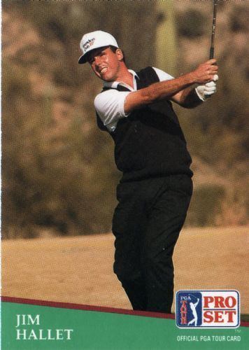 Jim Hallet JIM HALLET 116 Proset 1991 PGA Tour Golf Trading Card