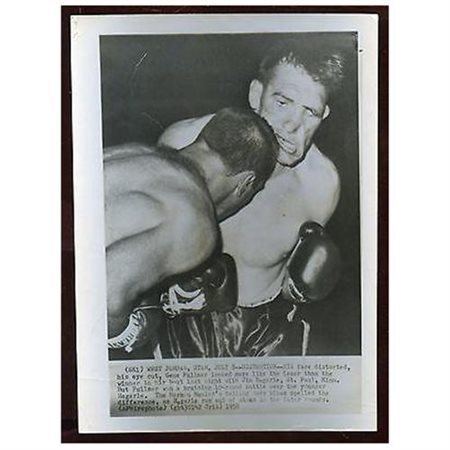 Jim Hegerle Original July 8 1958 Gene Fullmer vs Jim Hegerle Boxing Wire Photo