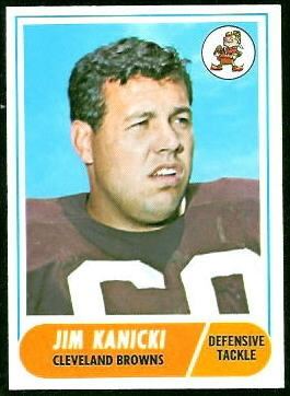 Jim Kanicki wwwfootballcardgallerycom1968Topps180JimKan