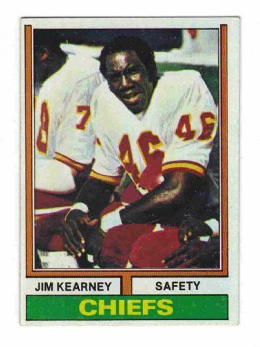 Jim Kearney KANSAS CITY CHIEFS Jim Kearney 193 TOPPS 1974 NFL American