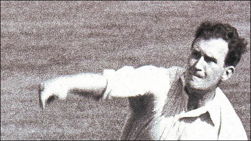Jim Laker BBC Sport Cricket Ashes Jim Laker39s 19 wickets sink