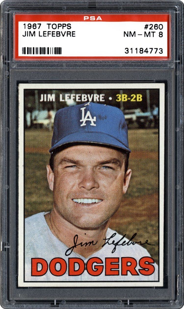 Jim Lefebvre 1967 Topps Jim Lefebvre PSA CardFacts