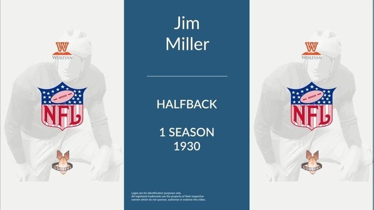 Jim Miller (halfback) Jim Miller Football Halfback YouTube