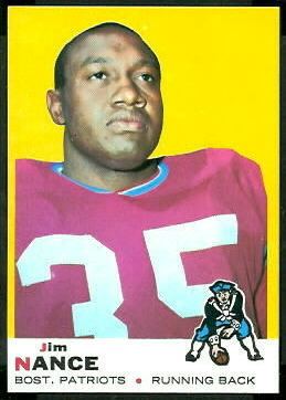 Jim Nance wwwfootballcardgallerycom1969Topps70JimNanc