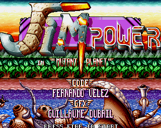 Jim Power in Mutant Planet Jim Power in Mutant Planet Amiga Game Games Download ADF