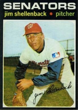 Jim Shellenback 1971 Topps Jim Shellenback 351 Baseball Card Value Price Guide