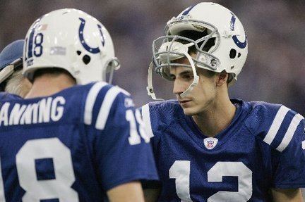 Jim Sorgi When it comes to playbook on the Colts Giants backup QB