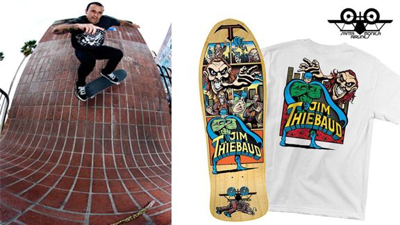 Jim Thiebaud SMA Skateboards has reissued the classic Jim Thiebaud
