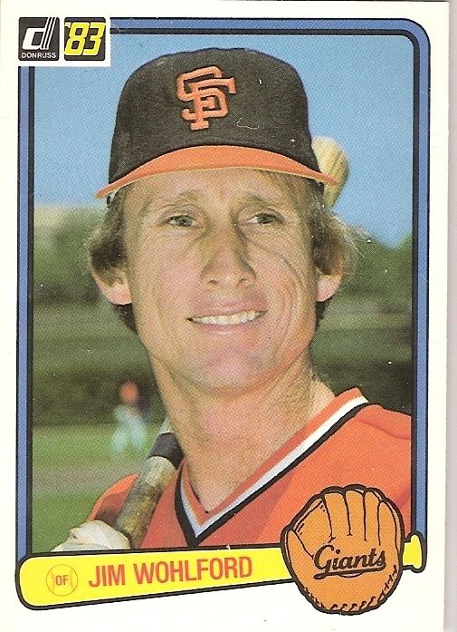 Jim Wohlford 1983 Donruss 524 Jim Wohlford NM or Better for sale