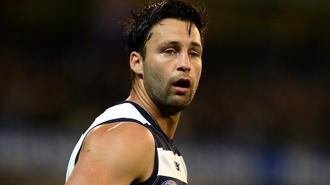 Jimmy Bartel Geelong star Jimmy Bartel played most of 2012 season with