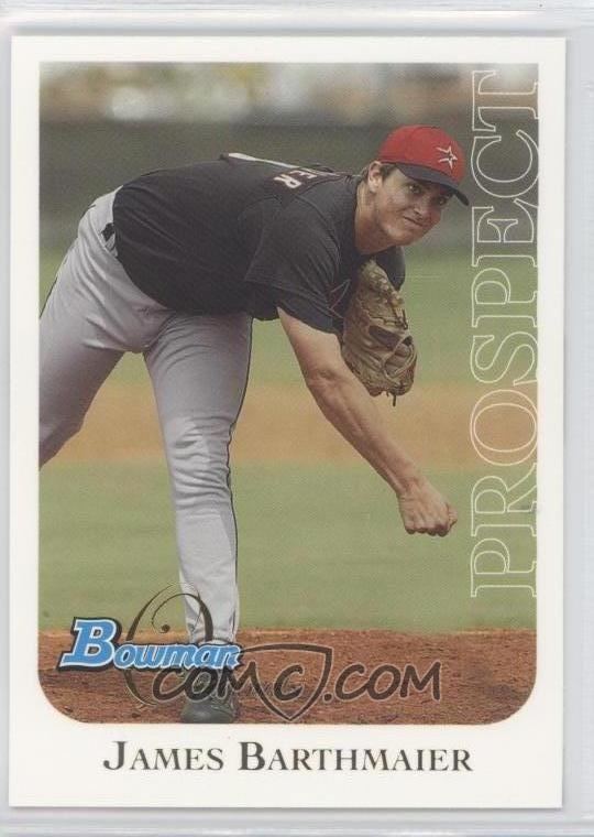 Jimmy Barthmaier 2006 Bowman Originals Prospects BO10 Jimmy Barthmaier COMC