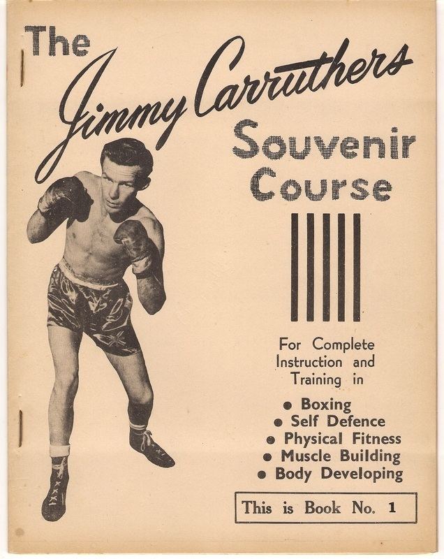 Jimmy Carruthers Jimmy Carruthers Boxing Sounenir Course www